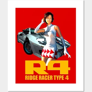 Ridge Racer Type 4 R4 Posters and Art